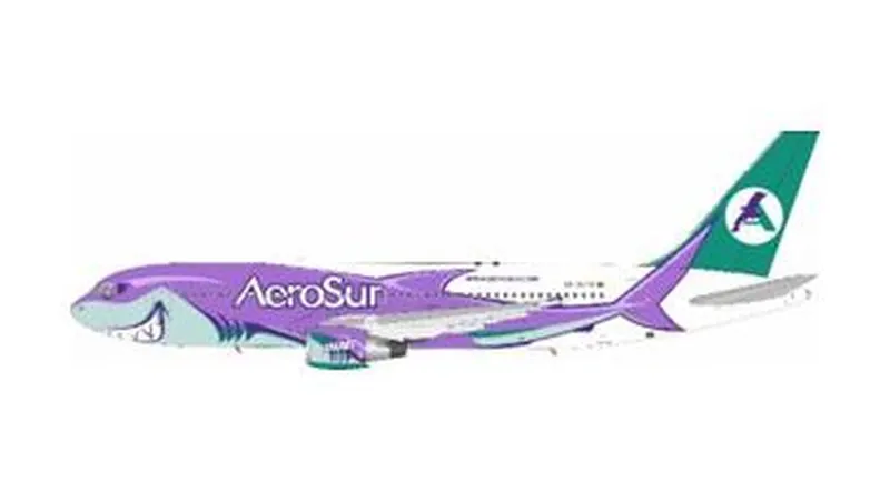 7625L0326 IN Flight200 AeroSur / アエロスール航空 767-200ER CP-2659 スタンド付き 1:200 予約 IN Flight200 1:200 AeroSur / アエロスール航空 767-200 亜鉛ダイキャスト製