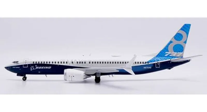 LH2486 JC WING Boeing / ボーイングカラー 737 MAX8 N8704Q スタンド付 1:200 予約 JC WING 1:200 Boeing / ボーイングカラー 737 MAX8 亜鉛ダイキャスト製