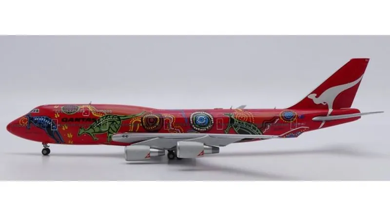 XX40492 JC WING Qantas Airways / カンタス航空 Wunala with GE engine 747-400 VH-OEJ 1:400 予約 JC WING 1:400 Qantas Airways / カンタス航空 747-400 亜鉛ダイキャスト製