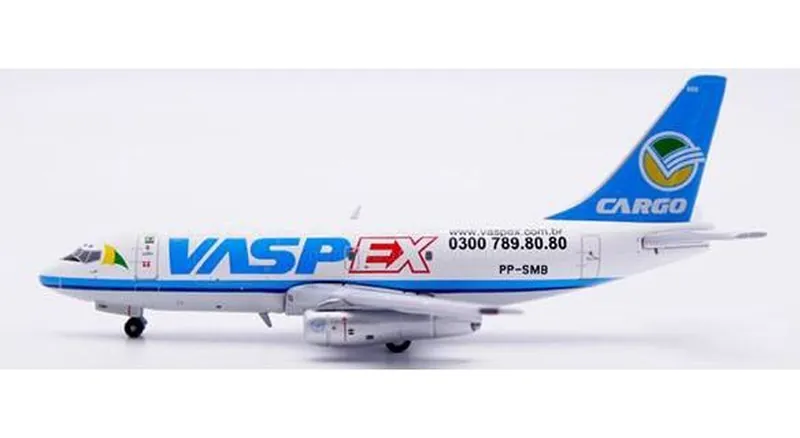 XX40717 JC WING VASP / VASPブラジル航空 VASPEX 737-200F PP-SMB 1:400 予約 JC WING 1:400 VASP / VASPブラジル航空 737-200 亜鉛ダイキャスト製