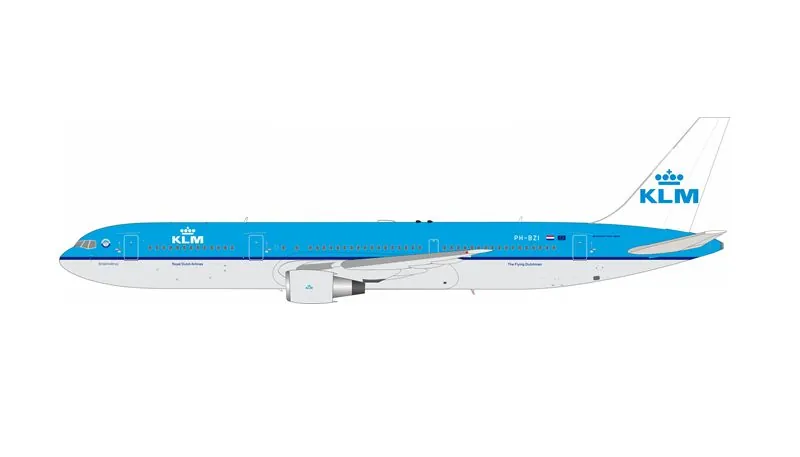 763KL0526 IN Flight200 KLM / KLMオランダ航空 767-300ER PH-BZI スタンド付き 1:200 予約