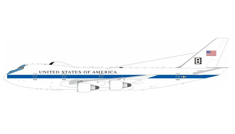 E4BUSAFB IN Flight200 U.S. Air Force / アメリカ空軍 E-4B (747-200B)  スタンド付き 1:200 予約 IN Flight200 1:200 USAF U.S. Air Force / アメリカ空軍 E-4 (747-200B) ナイトウォッチ 亜鉛ダイキャスト製
