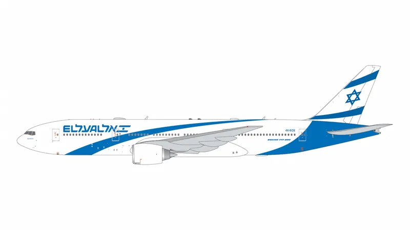 GJELY2425 GEMINI JETS El Al Israel Airlines / エル・アル航空/イスラエル new livery B777-200ER 4X-ECE 1:400 予約 GEMINI JETS 1:400 El Al Israel Airlines / エル・アル航空/イスラエル 777-200 亜鉛ダイキャスト製