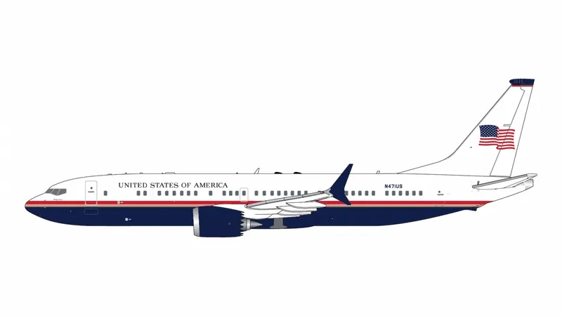 GJAFO2420 GEMINI JETS U.S. Air Force / アメリカ空軍 737 MAX8 BBJ N471US 1:400 予約 GEMINI JETS 1:400 USAF U.S. Air Force / アメリカ空軍 737 MAX8 亜鉛ダイキャスト製