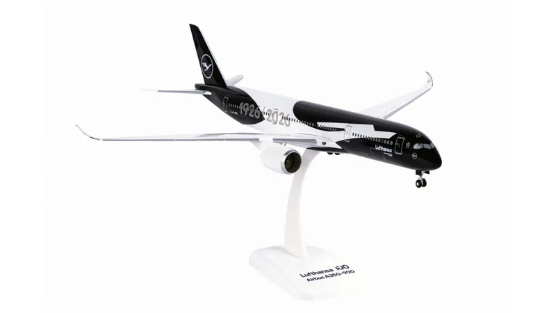 DLH034 Hogan LIMOX Lufthansa / ルフトハンザドイツ航空 100th Anniversary A350-900 D-AIXL 組立式 スナップインモデル ランディングギア付 プラスチック製スタンド付 1:200 予約 Hogan LIMOX 1:200 Lufthansa / ルフトハンザドイツ航空 A350-900 プラスチック製