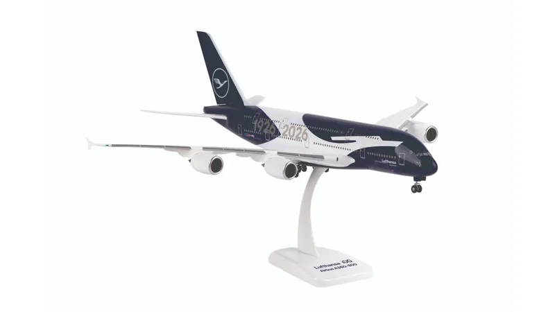 DLH037 Hogan LIMOX Lufthansa / ルフトハンザドイツ航空 100th Anniversary A380 D-AIMH 組立式 スナップインモデル ランディングギア付 プラスチック製スタンド付 1:200 予約