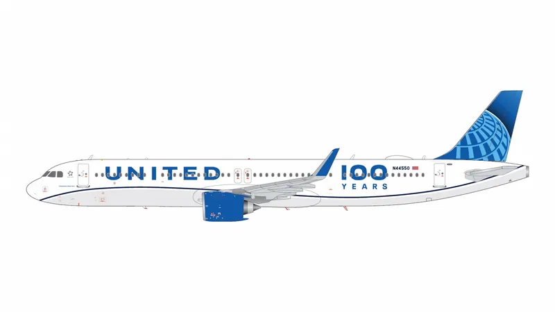 G2UAL1524 GEMINI 200 United Airlines / ユナイテッド航空 A321neo N44550 