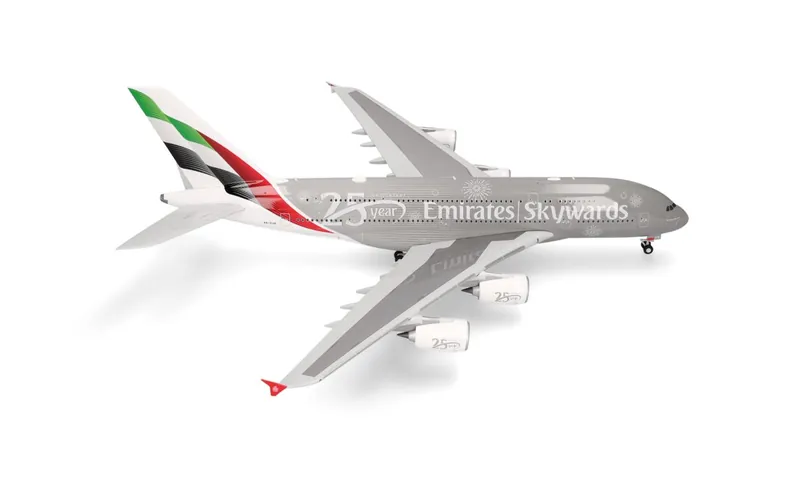 539753 Herpa Emirates / エミレーツ航空 A380 A6-EUE Skywards 25 Year Anniversary 1:500 予約