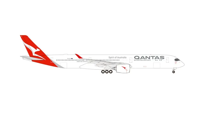 539838 Herpa Qantas Airways / カンタス航空 A350-1000ULR VH-OJA 