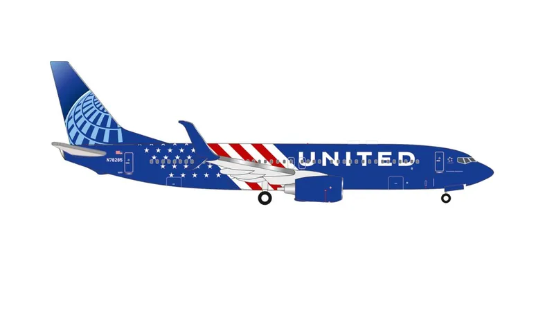 539913 Herpa United Airlines / ユナイテッド航空 737-800  