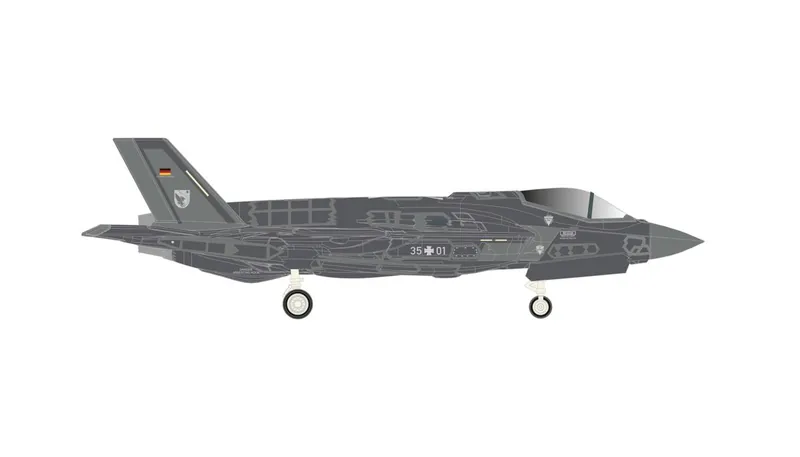574297 Herpa Luftwaffe / ドイツ空軍 F-35A 35+01 
