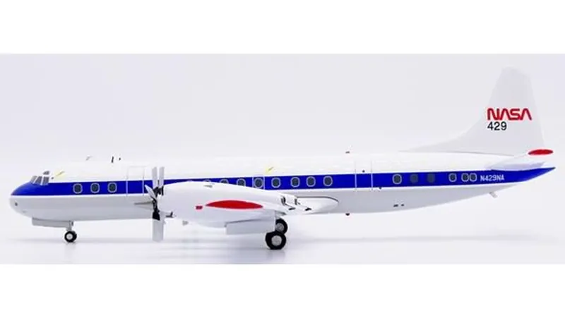 XX20552 JC WING NASA / アメリカ航空宇宙局 L-188 Electra N429NA スタンド付 1:200 予約