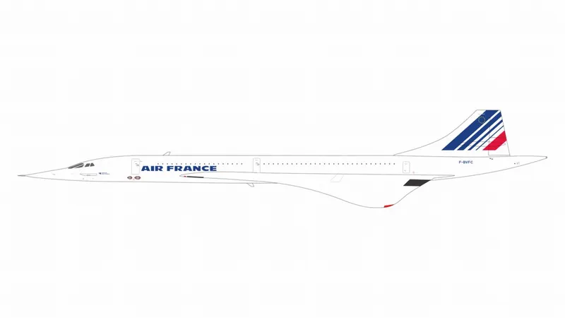 G2AFR1525 GEMINI 200 Air France / エールフランス Concorde F-BVFC  スタンド付 1:200 予約