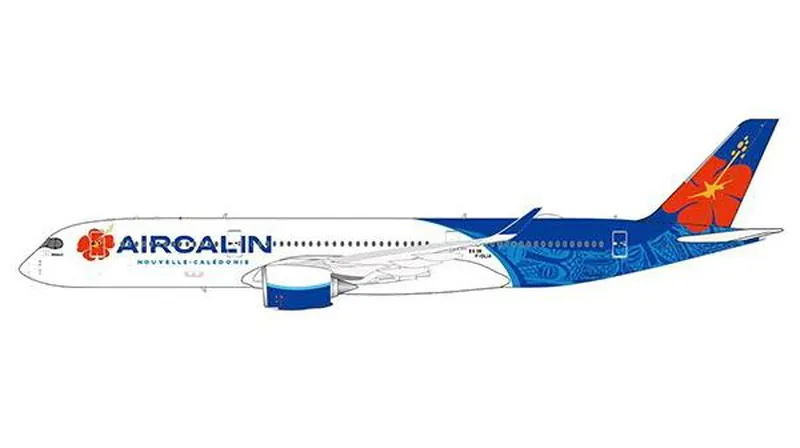 LH2585 JC WING Aircalin / エアカラン A350-900XWB F-OLUI スタンド付 1:200 予約 JC WING 1:200 Aircalin / エアカラン A350-900 亜鉛ダイキャスト製