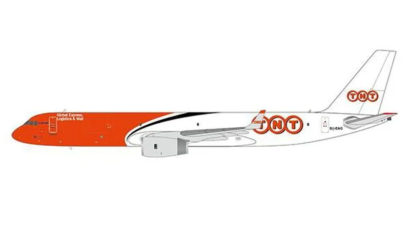 XX20786 JC WING TNT Express / TNTエクスプレス Tu-204-100 SU-EAG スタンド付 1:200 予約