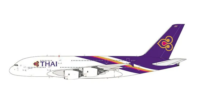 AV4503 Aviation400(AV400) Thai Airways / タイ国際航空 A380 HS-TUF 1:400 予約 Aviation400 1:400 Thai /タイ国際航空 A380 亜鉛ダイキャスト製