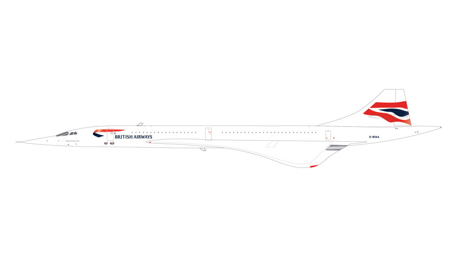 G2BAW1069 GEMINI 200 British Airways CONCORDE G-BOAA 1:200 完売 