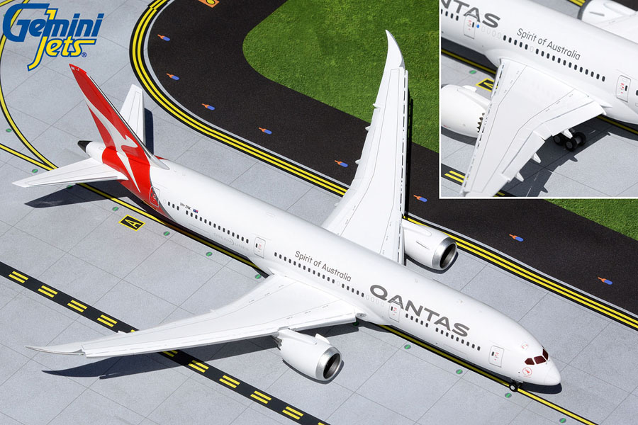 G2QFA983F GEMINI 200 Qantas B787-9 Flaps Down VH-ZNK 1:200 