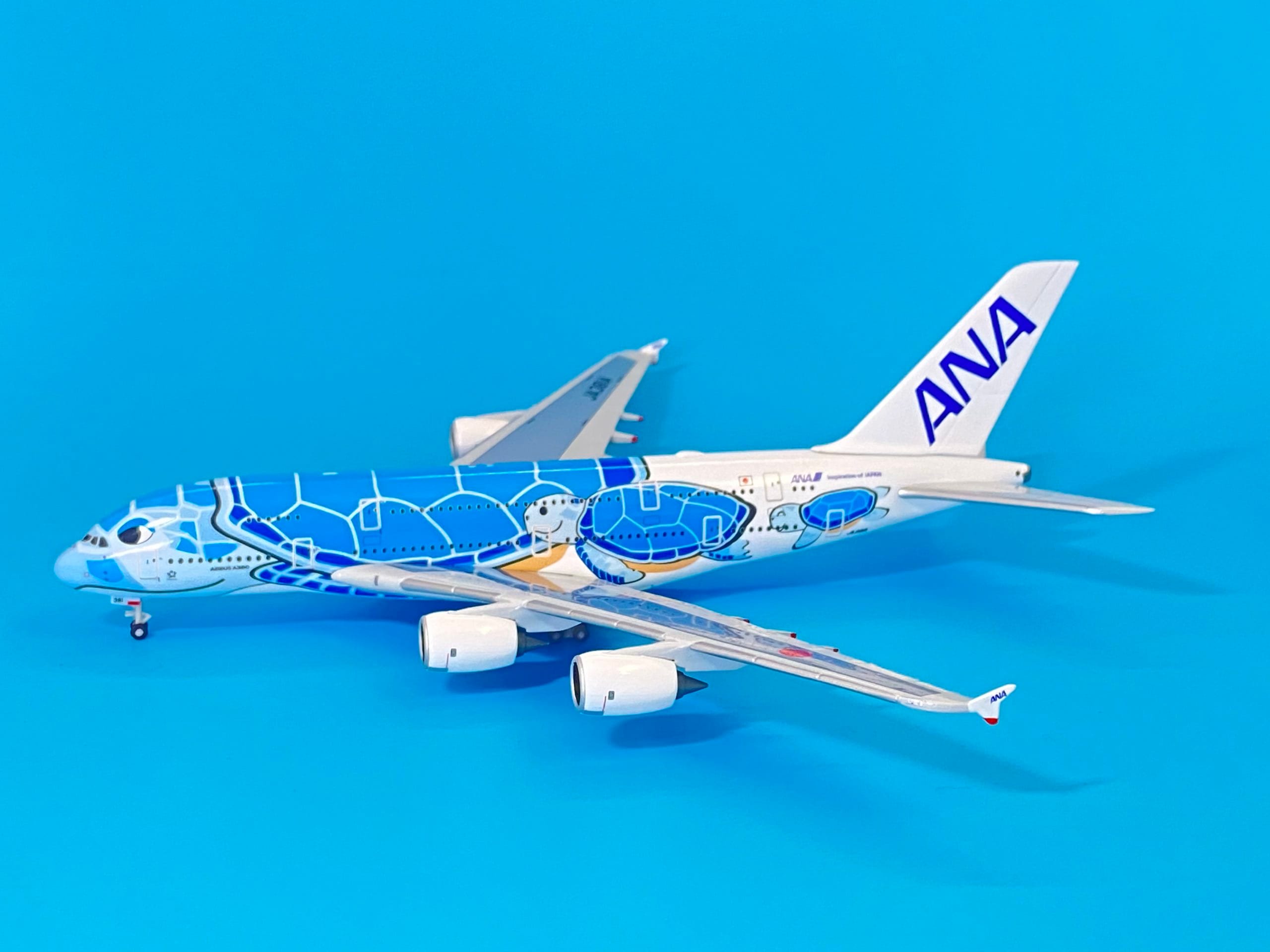 人気絶頂 JA381A A380 ANA [新品] フライングホヌ 1:400 1号機ラニ 