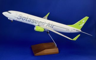 27890 EVER RISE Solaseed Air / ソラシド エア B737-800 JA801X 木製スタンド 1:100 メーカー完売