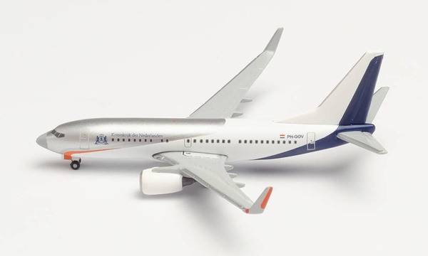 533973 Herpa Government of the Netherlands / オランダ政府専用機 B737-700BBJ PH-GOV  1:500 完売しました。