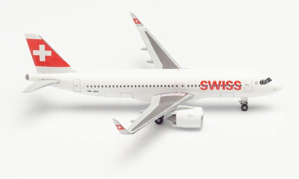 534413 Herpa SWISS Engelberg A320neo HB-JDA 1:500 メーカー完売