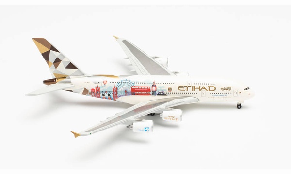 535007 Herpa ETIHAD Choose the United Kingdom A380 A6-APE 1:500