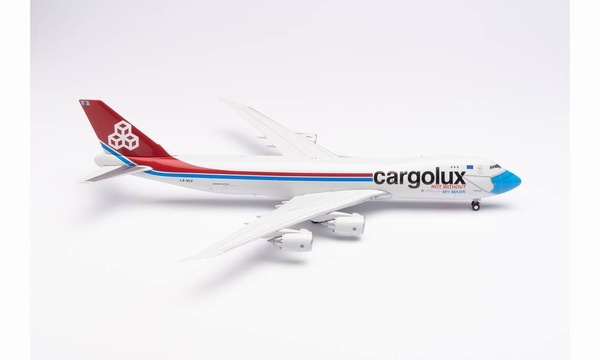 571272 Herpa Cargolux / カーゴルックス航空　カーゴルクス B747-8F LX-VCF Not Without My Mask  1:200 完売しました。