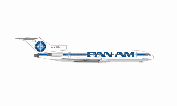 571845 Herpa Pan Am / パンアメリカン航空　パンナム B727-200 N4738 Clipper Electric 1:200  完売しました。