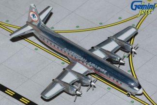GJAAL1718 GEMINI JETS American Airlines L-188A polished Astrojet livery N6118A 1:400