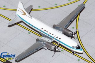 GJFFT1263 GEMINI JETS Frontier Airlines Convair 580 1960s livery N73117 1:400