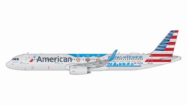 GJAAL2139 GEMINI JETS American Airlines A321S Flagship Valor 