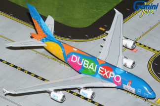 GJUAE2134 GEMINI JETS Emirates A380-800 Dubai Expo/Be Part Of The Magic A6-EEW 1:400