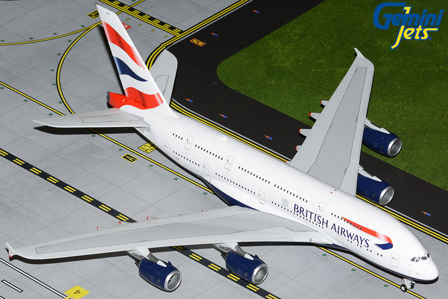 G2BAW1123 GEMINI 200 British Airways A380-800 G-XLEL 1:200 お 