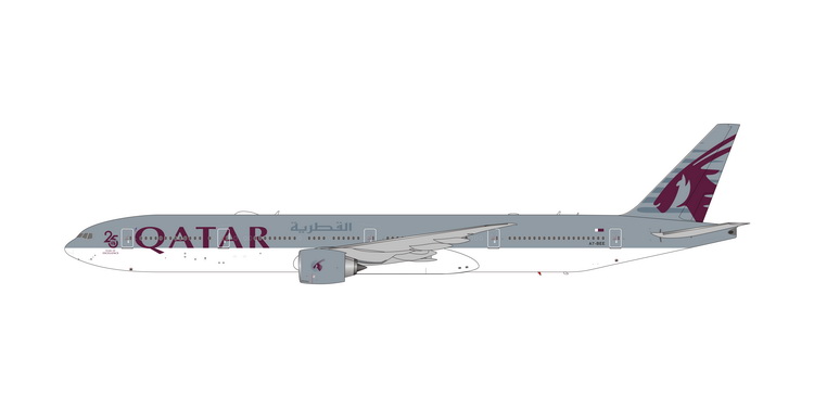 11777 Phoenix Qatar カタール航空 B777-300ER 25 years A7-BEE 1:400 お取り寄せ