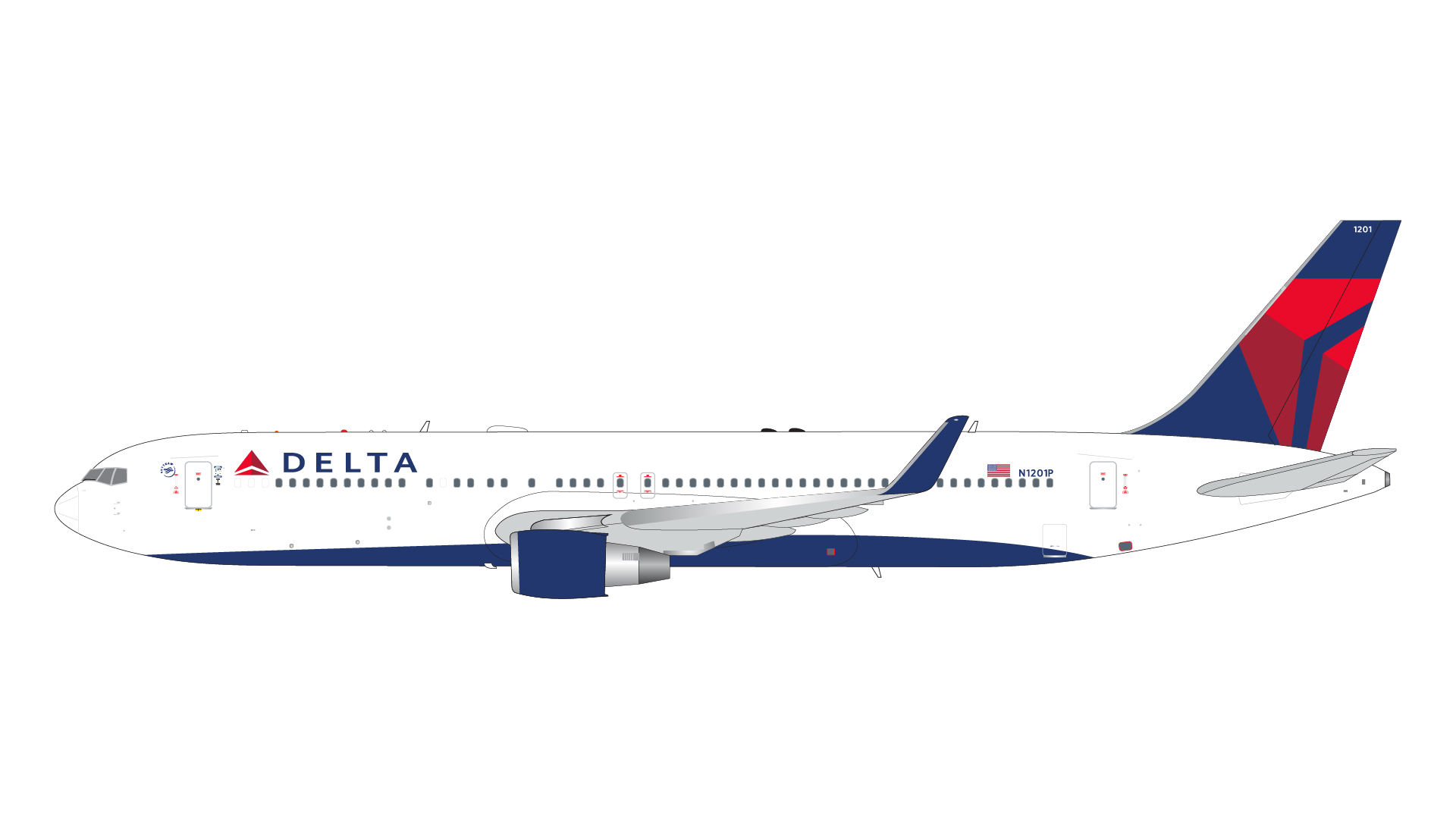 G2DAL1117 GEMINI 200 Delta Air Lines / デルタ航空 B767-300ER 