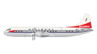 G2NAL1030 GEMINI 200 National Airlines L-188A N5017K polished belly 1:200