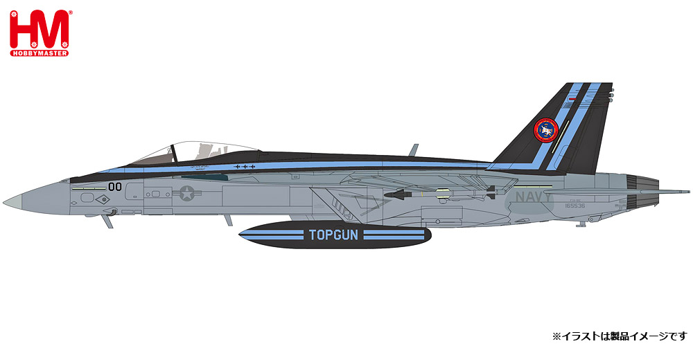 HA5129 HOBBY MASTER US NAVY F/A-18E スーパーホーネット TOPGUN w/GBU-24 1:72