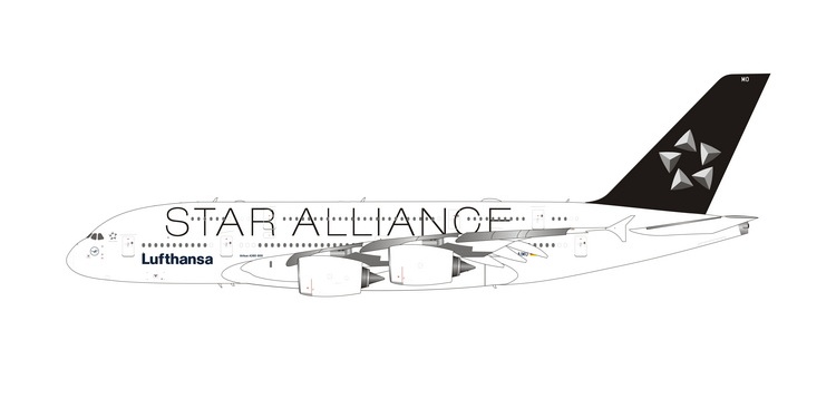 04512 Phoenix ルフトハンザドイツ航空 Lufthansa Star Alliance A380 D-AIMO 1:400