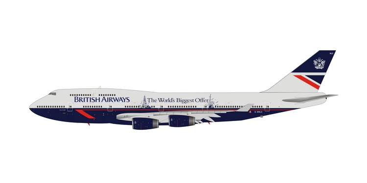 お歳暮 BRITISH AIRWAYS ブリテッシュエアウェイズ B 747-400 航空機 