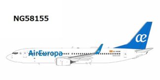 NG58155 NG MODELS 	Air Europa JJ Hidalgo / エア・ヨーロッパ B737-800/w EC-MXM 1:400 完売しました。