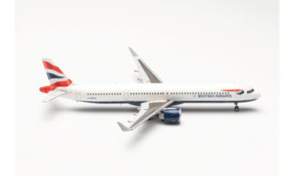 572422 Herpa British Airways / 英国航空 ブリティッシュ・エアウェイズ A321neo G-NEOY 1:200 完売しました。