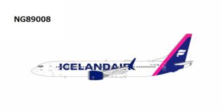 NG89008 NG MODELS Icelandair / アイスランド航空 Magenta tail; named Baula B737 MAX9 TF-ICD 1:400 お取り寄せ