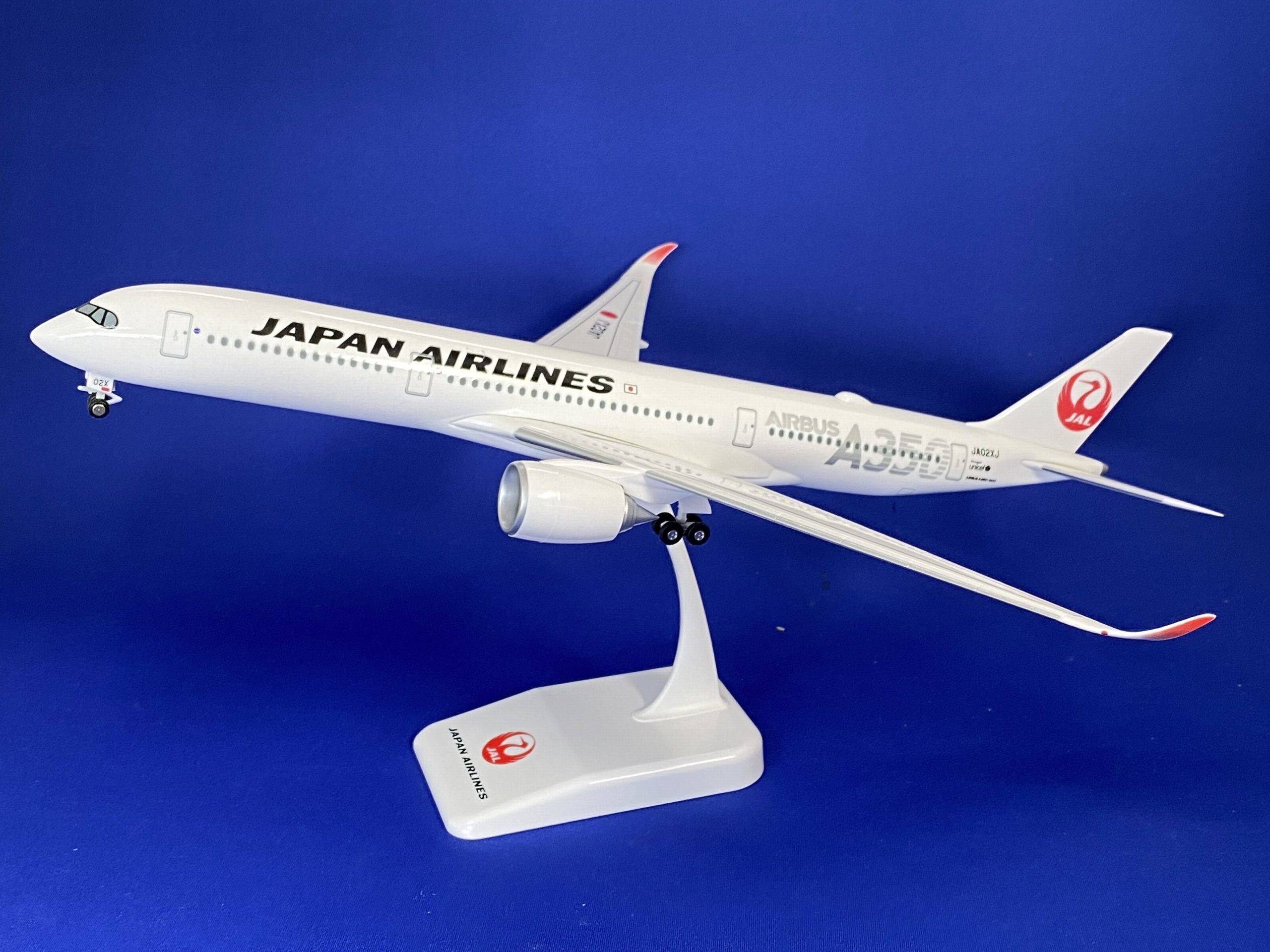 【美品】JAL公式モデル　エアバスA350-900　2号機\u00263号機セットスケール1200