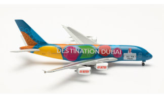 536905 Herpa Emirates / エミレーツ航空 A380 A6-EOT Destination Dubai 1:500