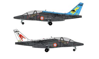 580816 Herpa French Air Force / フランス空軍 Alpha Jet E ETO 01.008 “Saintonge” カゾー空軍基地 E142 / 8-LO 1:72 お取り寄せ