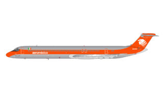 G2AMX404 GEMINI 200 Aeromexico / アエロメヒコ MD-82 N1003X polished w/ orange cheatline 1:200 お取り寄せ