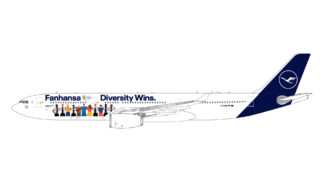 GJDLH2191 GEMINI JETS Lufthansa / ルフトハンザドイツ航空 "Fanhansa Diversity Wins" A330-300 D-AIKQ 1:400