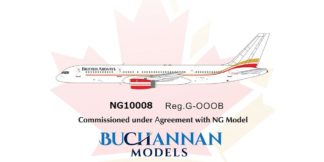 NG10008 NG MODELS British Airways / 英国航空 ブリティッシュ・エアウェイズ leased in Air 2000 scheme B757-200 G-OOOB 1:400 お取り寄せ