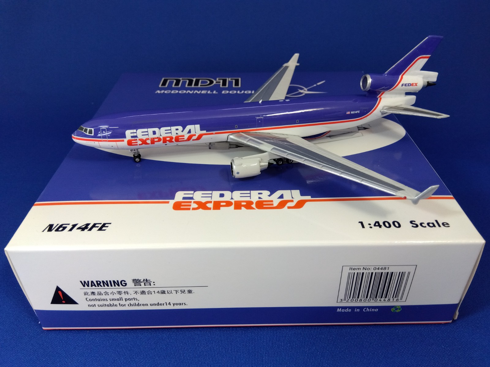 最高の品質の FedEx MD-11 1/400 フェデックス N583FE パンダ塗装 